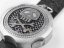 Stříbrné pánské hodinky Mondia s koženým páskem Tambooro Bullet Dirty Silver ZIRCONIA 48MM