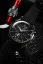 Men's silver Vulcain watch with leather strap Nautical Heritage Black White Luminova Steel Triple Caseback - Brown Plain 42MM Automatic