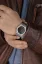 Montre Nivada Grenchen pour homme de couleur argent avec bracelet en caoutchouc F77 TITANIUM ANTHRACITE 68006A77 37MM Automatic