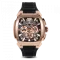 Zlaté pánské hodinky Ralph Christian s gumovým páskem The Phantom Chrono - Rose Gold 44MM