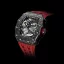 Reloj negro Tsar Bomba Watch de hombre con goma TB8208CF - Passion Red Automatic 43,5MM