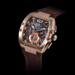 Montre homme Ralph Christian couleur or avec élastique The Intrepid Sport - Gilded Brown 42,5MM