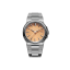 Reloj Corniche plata para hombre con correa de acero La Grande with Salmon dial 39MM