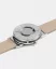 Men's silver Eone watch with leather strap Bradley Edge - Silver 40MM