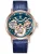 Zlaté pánské hodinky Waldhoff s koženým páskem Ultramatic II Royal Blue RG 42,5MM Automatic