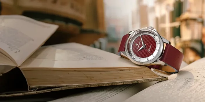 Męski srebrny zegarek Venezianico ze skórzanym paskiem Redentore Porpora 1121512 36MM
