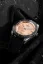 Men's silver Vulcain watch with rubber strap Skindiver Nautique - Salmon Beige Luminova - Rubber 44,5MM Automatic