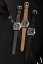 Zilverkleurig herenhorloge van Nivada Grenchen met leren band Super Antarctic 32024A17 38MM Automatic