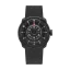 Montre Aisiondesign Watches pour homme en noir avec un bracelet en acier NGIZED Suspended Dial - Black Case 42.5MM