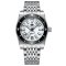 Stříbrné pánské hodinky Phoibos Watches s ocelovým páskem Narwhal PY051E - Automatic 38MM