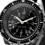 Men's silver Marathon watch with steel strap Grey Maple Large Diver's 41MM Automatic