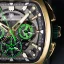 Zlaté pánské hodinky Ralph Christian s gumovým páskem The Vector Sport - Gilded Grove 47MM