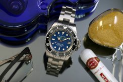 Ocean X zilveren herenhorloge met stalen band SHARKMASTER 1000 SMS1012M - Silver Automatic 44MM
