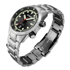 Men's silver Audaz watch with steel strap Seafarer ADZ-3030-01 - Automatic 42MM