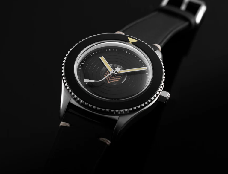 Stříbrné pánské hodinky Undone s koženým páskem Legends of Rock | The Beatles 40MM Automatic