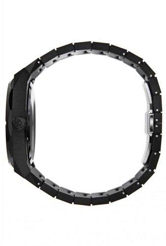 Černé pánské hodinky Paul Rich s ocelovým páskem Star Dust - Black 45MM