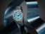 Men's silver Bomberg Watch with steel strap EDGE CYAN 43MM Automatic