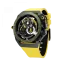 Men's Mazzucato black watch with rubber strap RIM Monza Black / Yellow - 48MM Automatic