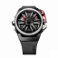 Čierne pánske hodinky Mazzucato s gumovým pásikom Rim Sport Black / Silver - 48MM Automatic