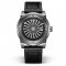 Černé pánské hodinky Zinvo Watches s páskem z pravé kůže Blade Gunmetal - Black 44MM