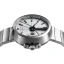 Men's silver 22Designstudio Watches with steel strap Concrete Sport Smoky White 45MM Automatic