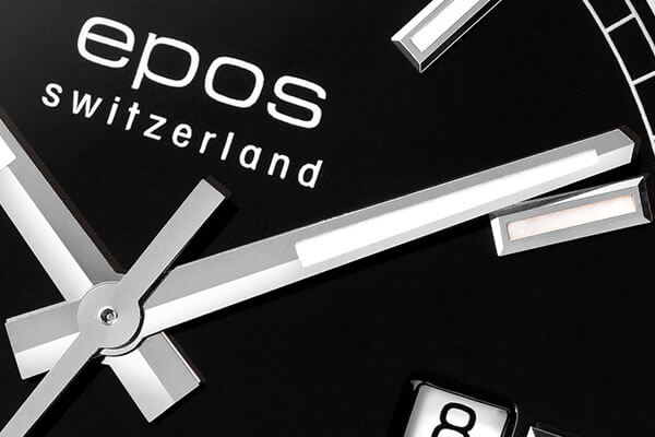 Ανδρικό ρολόι Epos ασημί με ατσάλινο λουράκι Passion 3501.132.20.15.30 41MM Automatic