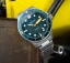 Men's silver Circula Watch with steel strap DiveSport Titan - Petrol / Black DLC Titanium 42MM Automatic