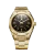 Zlaté pánské hodinky Nivada Grenchen s ocelový páskem F77 MARK II GOLD 68028A77 38MM Automatic