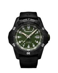 Černé pánské hodinky ProTek s gumovým páskem Series PT1215 42MM Automatic