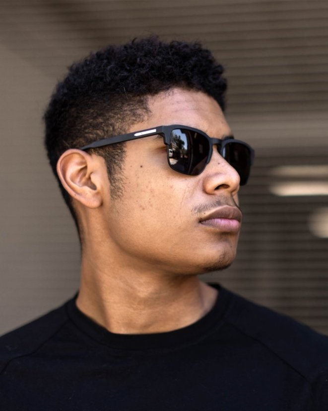 Black men's Vincero sunglasses The Villa - Matte Black