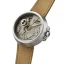 Men's silver 22Designstudio Watches with leather strap Rabbit Edition Concrete 45MM Automatic