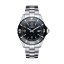 Relógio Davosa de prata para homem com pulseira de aço Nautic Star - Silver/Blue 43,5MM