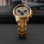 Louis XVI geel herenhorloge met stalen band Palais Royale 1087 - Gold 43MM
