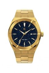 Men's Paul Rich gold watch with steel strap Star Dust - Gold Automatic 42MM