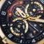 Zlaté pánské hodinky Ralph Christian s gumovým páskem The Apex Chrono - Luxe Black 46MM