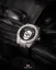 Reloj Nsquare plata de hombre con correa de cuero SnakeQueen Silver / Blue 46MM Automatic-KOPIE