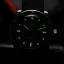 Men's silver Vulcain watch with rubber strap Skindiver Nautique - Salmon Beige Luminova - Rubber 44,5MM Automatic