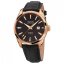 Men's gold Epos watch with leather strap Passion 3401.132.24.15.25 43MM Automatic