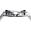 Men's silver Bomberg Watch with steel strap EDGE WHITE 43MM Automatic