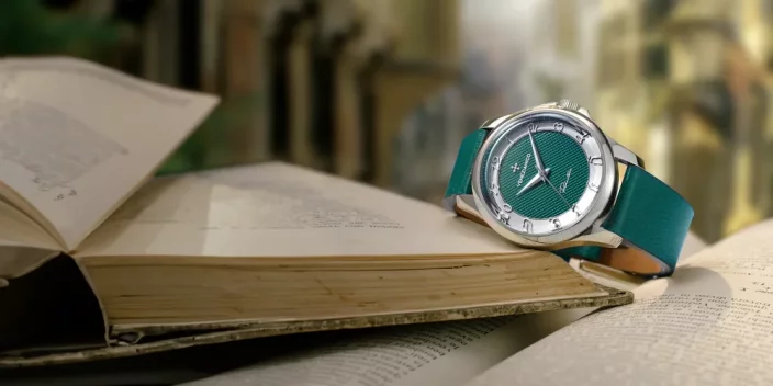 Relógio masculino de prata Venezianico com uma pulseira de couro Redentore Salicornia 1121513 36MM