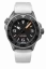 Herrenuhr aus Silber Undone Watches mit Gummiband Aquadeep - Signal White 43MM Automatic