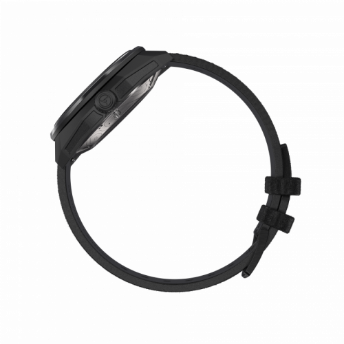 Montre Circula Watches pour homme en noir avec un bracelet en cuir ProTrail - Black 40MM Automatic