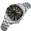 Stříbrné pánské hodinky Phoibos Watches s ocelovým páskem Apollo PY056C - Automatic 39MM