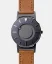 Reloj Eone negro de hombre con correa de piel Bradley Voyager Cobalt - Black 40MM