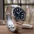 Stříbrné pánské hodinky Henryarcher Watches s ocelovým páskem Verden GMT - Ad Astra Aventurine 39MM Automatic