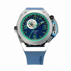 Ανδρικό ρολόι Mazzucato με λαστιχάκι RIM Scuba Black / Blue - 48MM Automatic