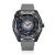 Reloj Mazzucato negro para hombre con goma LAX Dual Time Black / Grey - 48MM Automatic