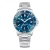 Stříbrné pánské hodinky Venezianico s ocelovým páskem Nereide 3121502C Blue 39MM Automatic