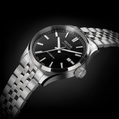 Strieborné pánske hodinky Epos s oceľovým pásikom Passion 3501.132.20.15.30 41MM Automatic