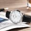 Srebrny męski zegarek Epos ze skórzanym paskiem Originale 3408.208.20.10.15 39MM Automatic